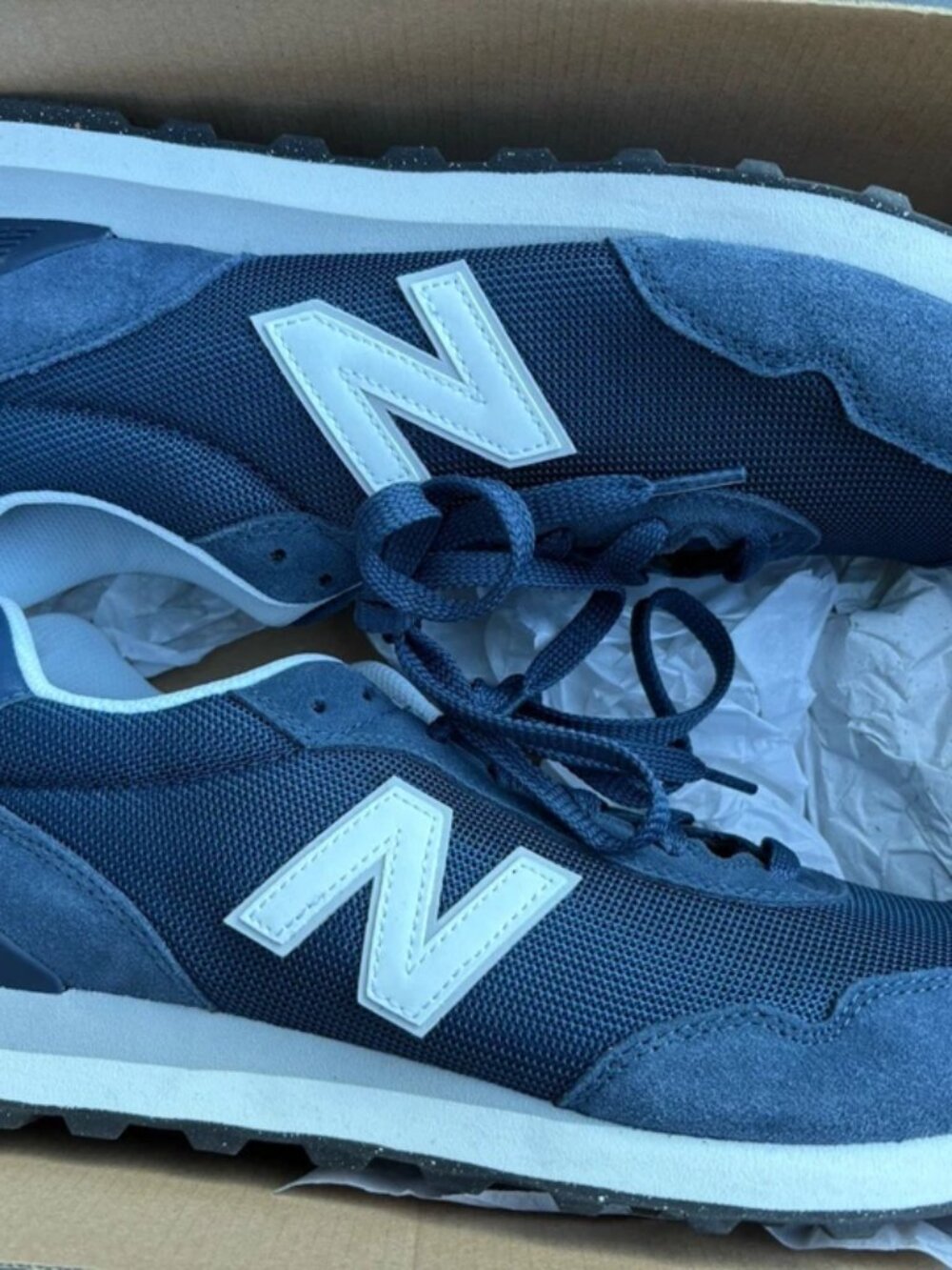 New Balance 515 Navy Blue/White Logo Men's Size 11.5